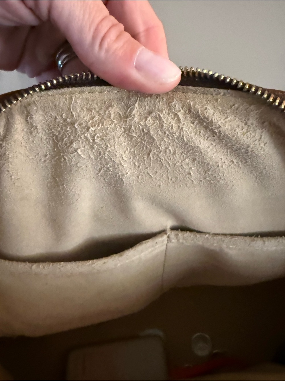 Louis Vuitton Brown Monogram Canvas LARGE Satchel with Tan Leather Trim PROJECT - Picture 14 of 15